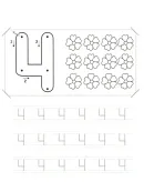 Cijfers leren schrijven kleurplaat 9